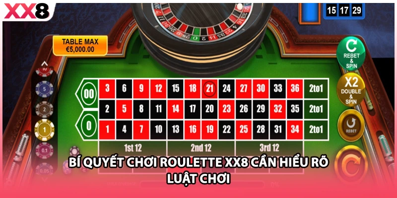 Bí quyết chơi roulette XX8 cần hiểu rõ luật chơi